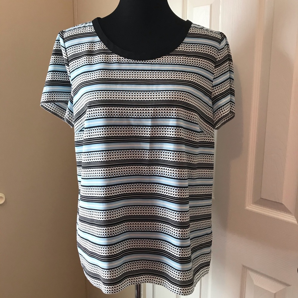 Talbots Dressy Blouse Zipper Back - 12